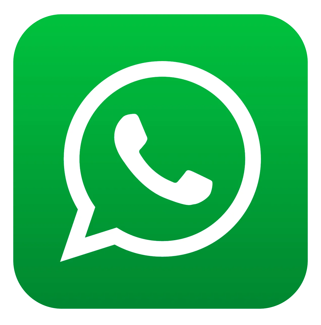 imagem da logo do Whatsapp para clicar e redirecionar pro app